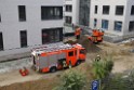 Fassadenfeuer Baustelle Koeln Kalk Dillenburgerstr P41